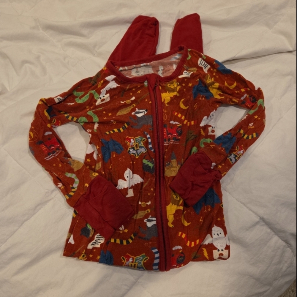 little sleepies red Harry Potter convertible zip up 12-18m
